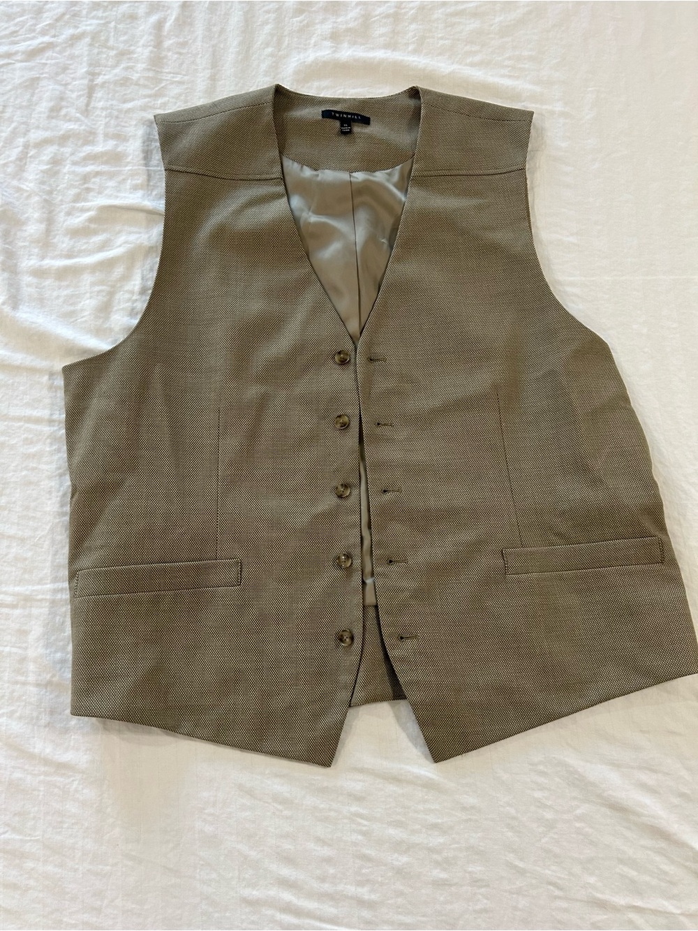 Men’s Twinhill XL Suit Vest Beige